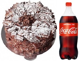 4-6 Kişilik Parça Çikolatalı Pasta Avantajlı