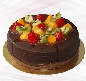 6-9 Kişilik Zengin Tatlı Karışık Meyveli Çikolatalı Keyfi