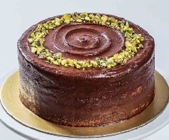 Lezzetli Çikolatalı Antep Fıstıklı Mini Pasta